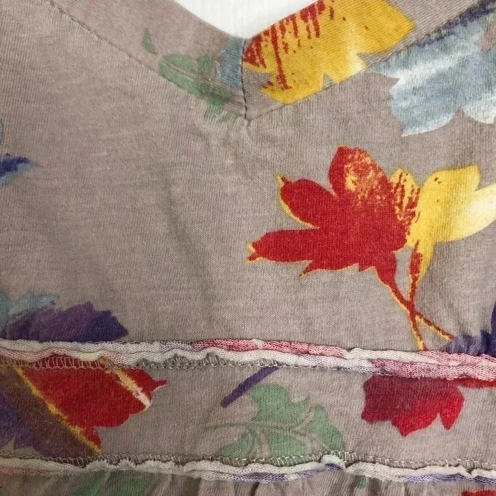 Bluenotes  Floral Tank Top Flowy Size Small - Picture 5 of 16
